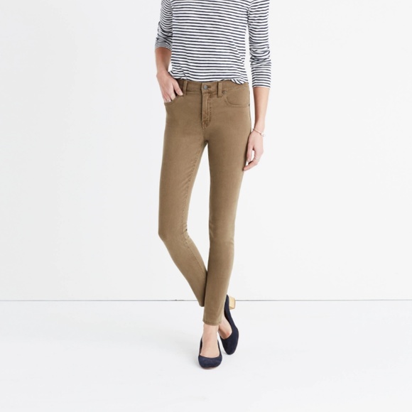 high rise skinny khakis